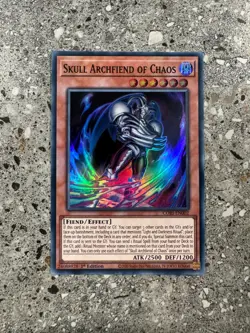 Yugioh TCG Skull Guardian Archfiend CORI-EN002 Super Rare 1st Edition EU NM-M - Image 1