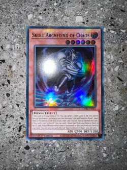 Yugioh TCG Skull Guardian Archfiend CORI-EN002 Super Rare 1st Edition EU NM-M - Image 3