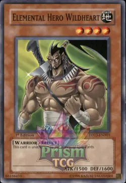 1st Ed Elemental HERO Wildheart DP03-EN003 Yugioh - Image 1