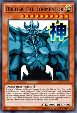 Yugioh RA05-EN129 - Obelisk The Tormentor - Ultra Rare - Image 1