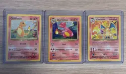 Pokemon TCG Classic: Charmander 001, Charmeleon 002, Charizard 003 CLV 034 - Image 1