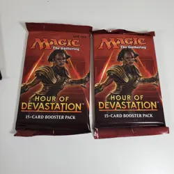 6 MTG Hour of Devastation Sealed Booster Packs Drafting English Magic Gathering - Image 4