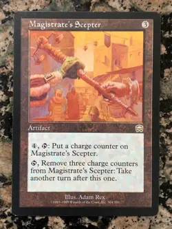 MTG Magistrate's Scepter x1 Mercadian Masques, Magic the Gathering - Image 1