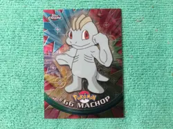 2000 TOPPS Chrome POKEMON Series 1-MACHOP NM MINT - Image 2