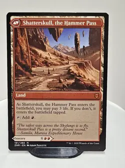 MTG Shatterskull Smashing Zendikar Rising Regular Mythic Excellent Condition - Image 2