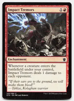 Impact Tremors 140 Common The List Reprints Magic: The Gathering Lightly Played - Image 1