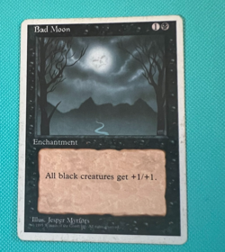 Bad Moon - 4th Edition - MTG - Magic the Gathering - MP - Image 1