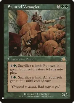 Squirrel Wrangler - Retro Frame The List LP MTG - Image 1