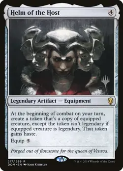 Helm of the Host - Foil Promo DOM LP MTG - Image 1