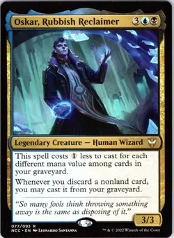 Oskar, Rubbish Reclaimer 77 Commander: Streets of New Capenna NM - Image 1