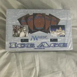 Magic the Gathering MTG Ice Age Booster Box FACTORY SEALED 1997 VINTAGE - Image 1