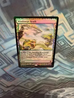 MTG Foil Windswept Heath EX/LP- Zendikar Expeditions - Image 3