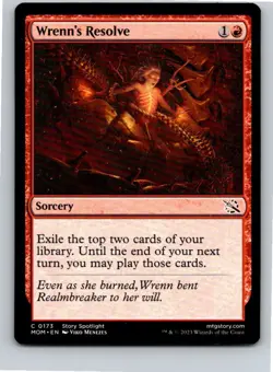 Magic the Gathering Wrenn's Resolve March of the Machine MTG Free Shipping! - Image 1