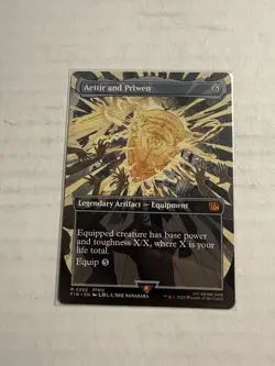 MTG: Final Fantasy Aettir and Priwen Borderless 0350 Non-foil Mythic NM FIN EN - Image 1