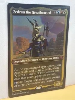 Zedruu the Greathearted #543 M - NM - Magic the Gathering - Foil Etched - MTG - Image 1