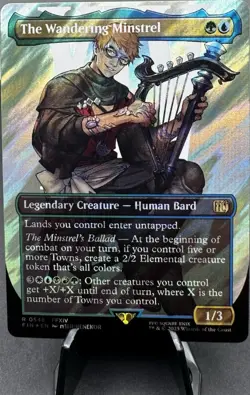 Magic: The Gathering The Wandering Minstrel Surge Foil Final Fantasy 0548 - Image 1