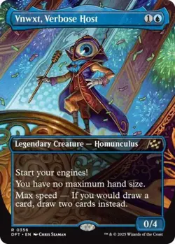 Vnwxt, Verbose Host (Borderless) - Near Mint MTG Aetherdrift - Image 1