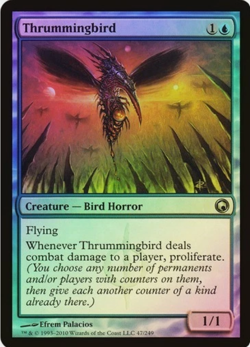 MTG Thrummingbird LP Foil x1 Modern Masters MTG Magic the Gathering - Image 1