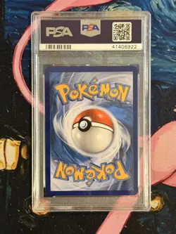 Pokemon Mewtwo Holo Black Star Promo #SM77 Pin Collection 2017 PSA 9 - Image 2