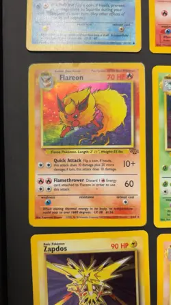 Vintage Pokemon Card Lot 1st Edition Squirtle Holo Flareon Snorlax Typhlosion - Image 5