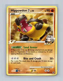 Hippowdon E4 42/111 Uncommon Rising Rivals Pokemon Lightly Played - Image 1