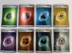 Pokemon 151 ALL Basic Energy HD Cosmos Foil - Complete Set Master Set Required - Image 1