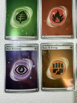 Pokemon 151 ALL Basic Energy HD Cosmos Foil - Complete Set Master Set Required - Image 3