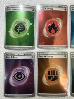Pokemon 151 ALL Basic Energy HD Cosmos Foil - Complete Set Master Set Required - Image 5