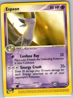 Espeon 16/100 Non Holo Sandstorm - Pokemon Card - NM - Image 1