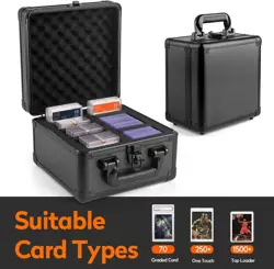 FunGuys Graded Card Storage Box for PSA and BGS Trading Cards - Pokemon, Sports, - Image 3