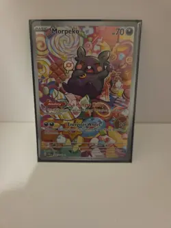 Morpeko Illustration Rare Paradox Rift 206/182 Pokemon NM+ Condition - Image 1