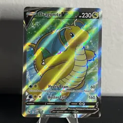 Dragonite V (Full Art) 076/078 Pokemon GO PGO Ultra Rare NM - Image 1