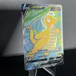 Dragonite V (Full Art) 076/078 Pokemon GO PGO Ultra Rare NM - Image 2