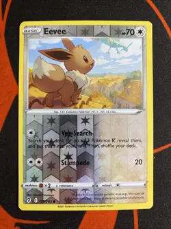 Eevee 125/203 Common Evolving Skies Pokemon Reverse Holo LP - Image 1