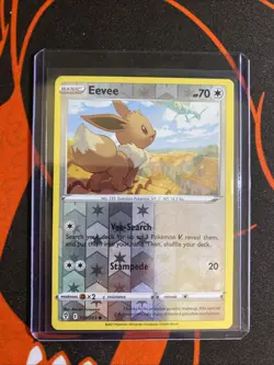 Eevee 125/203 Common Evolving Skies Pokemon Reverse Holo LP - Image 3