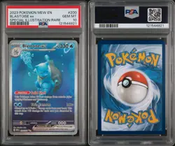 2023 PSA 10 Pokemon SV 151 Blastoise Ex 200/165 Special Illustration Rare SIR - Image 3