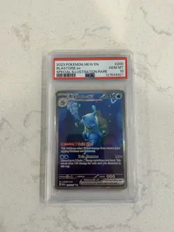 2023 PSA 10 Pokemon SV 151 Blastoise Ex 200/165 Special Illustration Rare SIR - Image 4