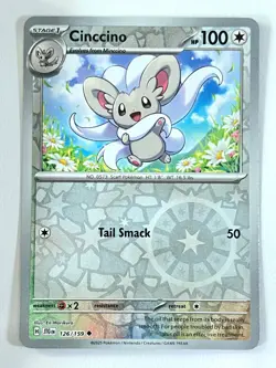 Cinccino 126/159 Reverse Holo Journey Together Pokemon - Pack Fresh Near Mint NM - Image 1