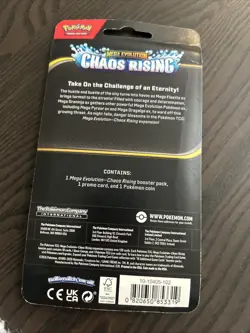 Chaos Rising Pokemon Blister Pack Sealed Toxel With Coin And Single Pack - Image 2