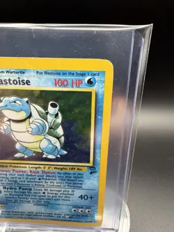 2000 POKEMON BASE SET 2 BLASTOISE Holo #2 - DMG - Image 4