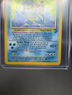 2000 POKEMON BASE SET 2 BLASTOISE Holo #2 - DMG - Image 5