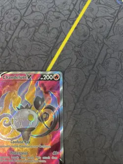 Chandelure V 247/264 Ultra Rare Fusion Strike Pokemon Card - Image 3