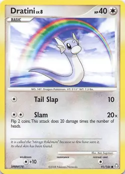 Pokemon Card - Dratini - (91/146 - Legends Awakened) - Image 1