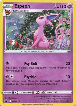 Pokemon Card - Espeon - Holo (SWSH174 - Sword & Shield Promo) - Image 1