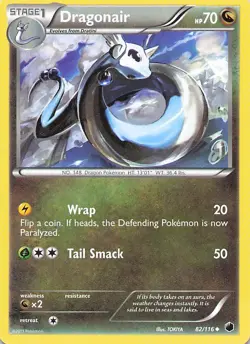 Pokemon Card - Dragonair - (82/116 - Plasma Freeze) - Image 1