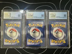 Pokemon Shadowless Starters Charmander, Bulbasaur, Squirtle - CGC 8.5 - Image 2