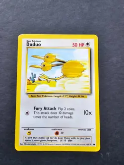 Pokemon Doduo 48/102 Base Set Common Vintage LP - Image 1