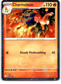 Charmeleon (Cosmos Holo) 079 Holo Promo ME: Mega Evolution Promo Pokemon Holo NM - Image 1