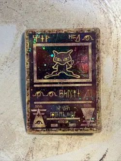 Pokemon TCG Ancient Mew Holo Promo Movie 2000 Damaged Condition See Pictures - Image 1