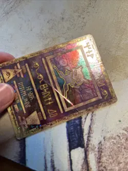 Pokemon TCG Ancient Mew Holo Promo Movie 2000 Damaged Condition See Pictures - Image 3